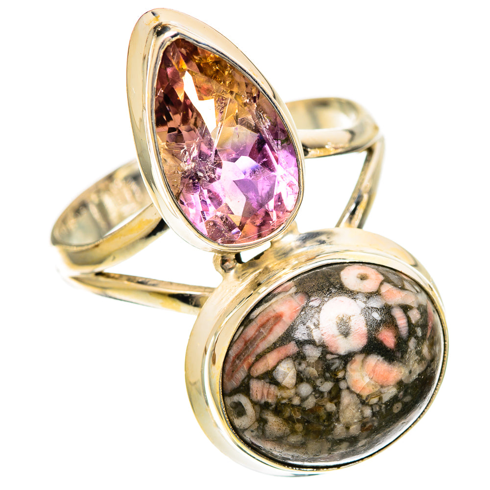 Crinoid Fossil Rings handcrafted by Ana Silver Co - RING109791 - Photo 2
