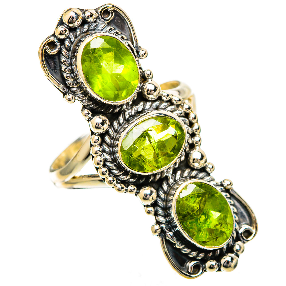 Peridot Rings handcrafted by Ana Silver Co - RING109805 - Photo 2