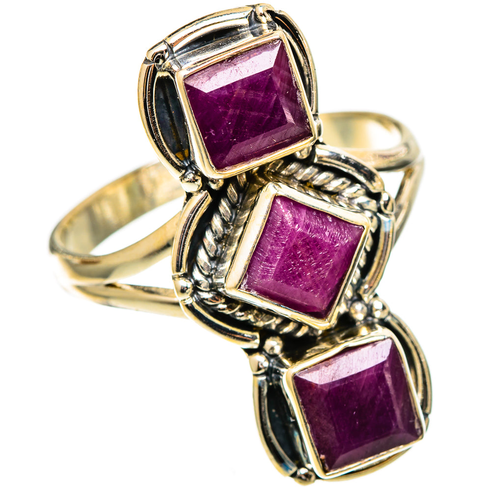 Ruby Rings handcrafted by Ana Silver Co - RING109855 - Photo 2