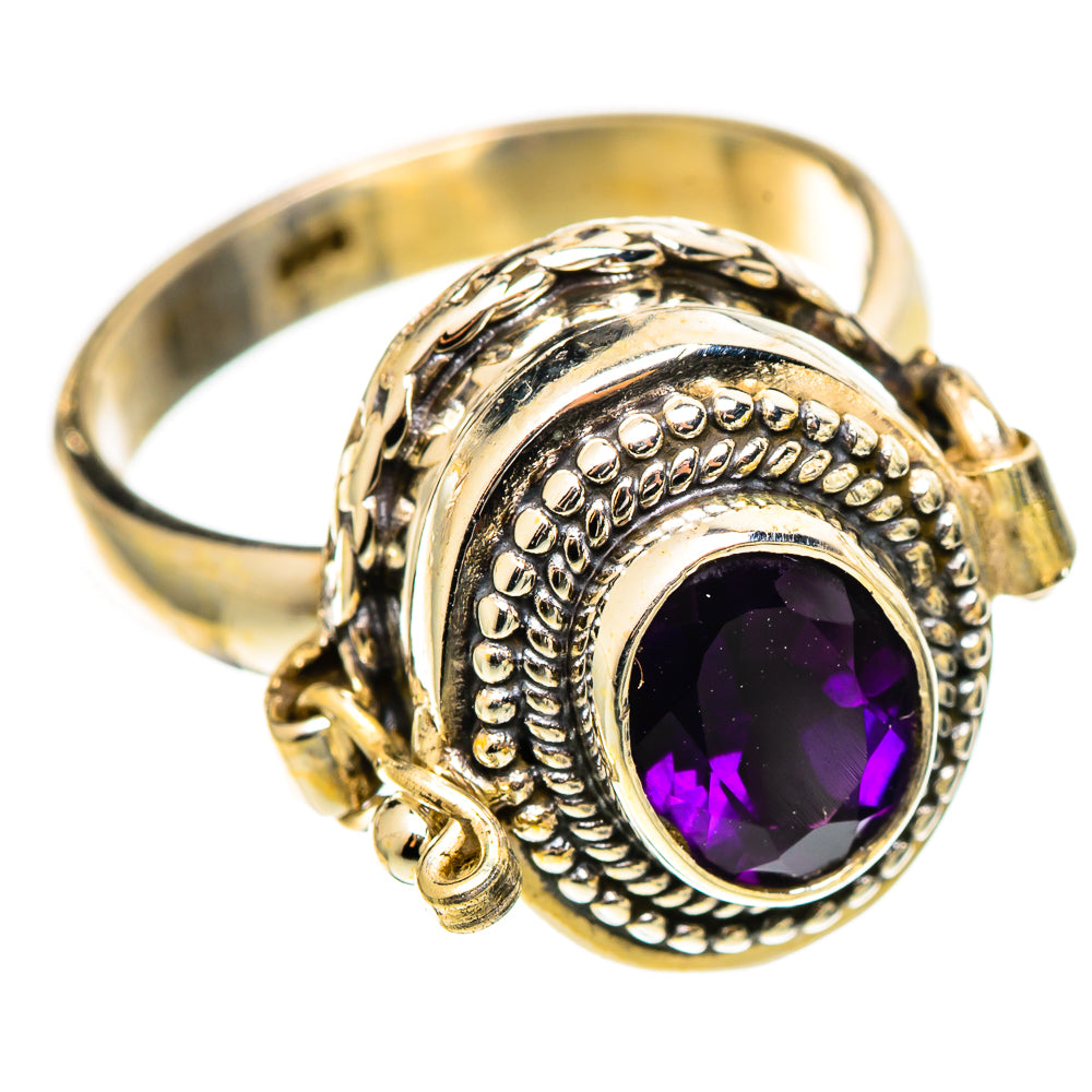 Amethyst Rings handcrafted by Ana Silver Co - RING109858 - Photo 2