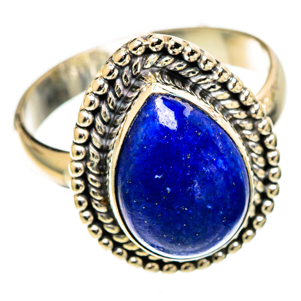 Lapis Lazuli Rings handcrafted by Ana Silver Co - RING109873 - Photo 2