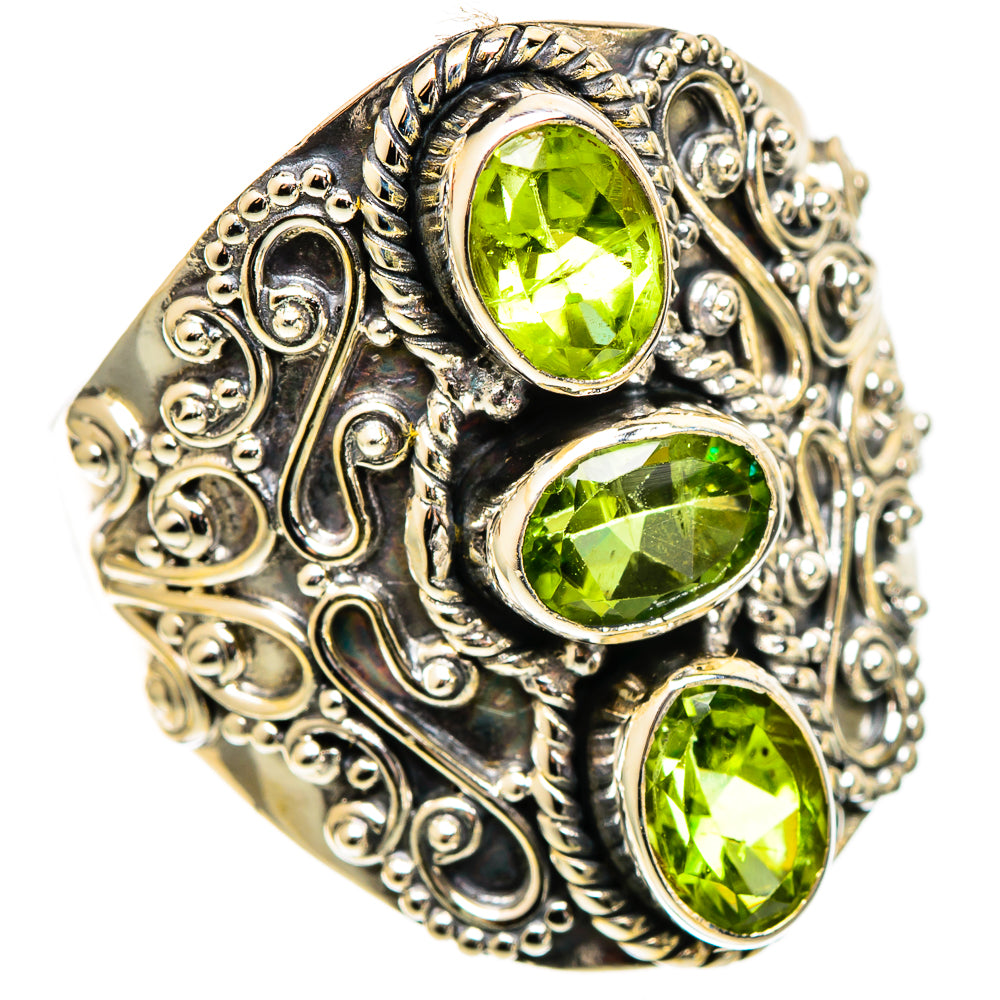 Peridot Rings handcrafted by Ana Silver Co - RING109877 - Photo 2