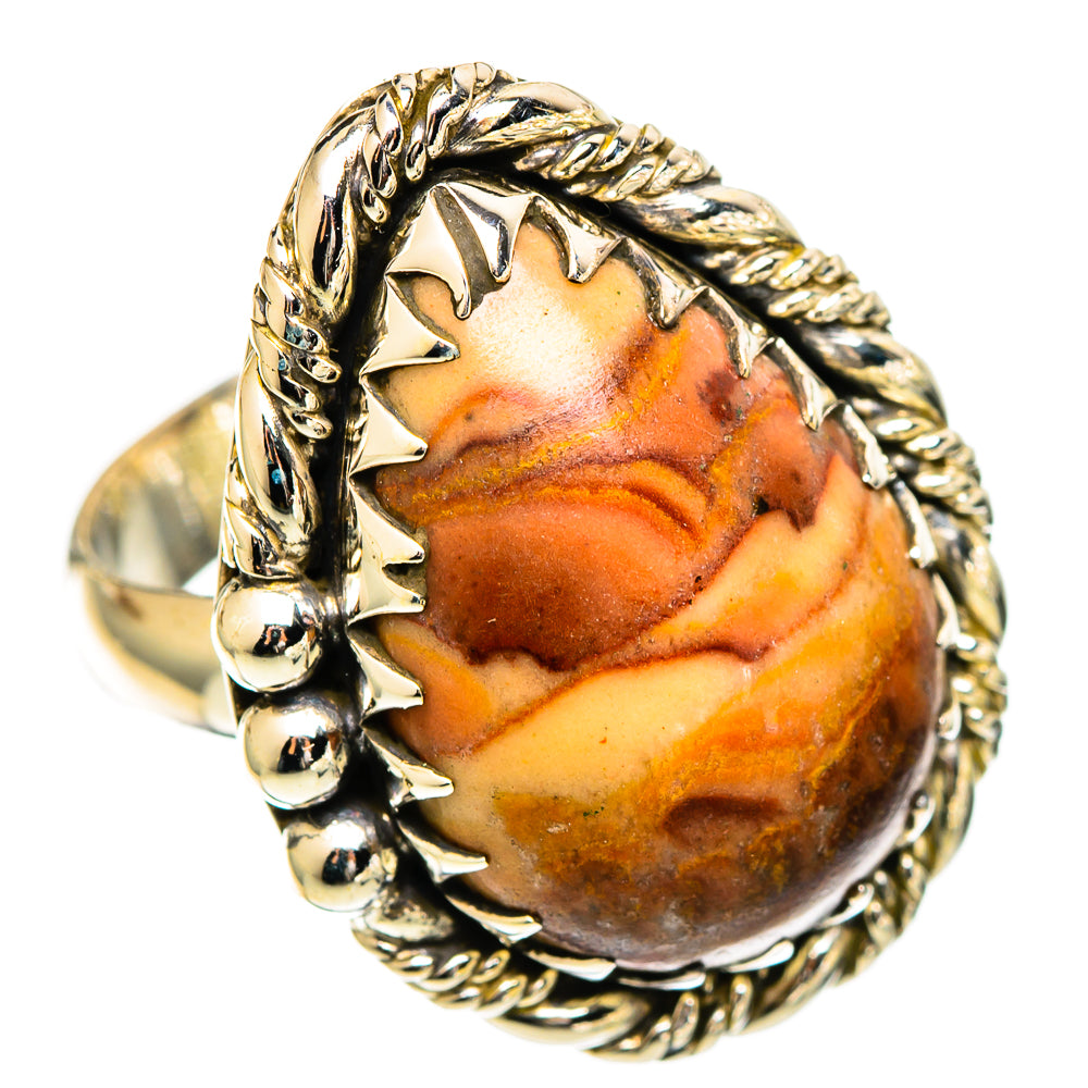 Mookaite Rings handcrafted by Ana Silver Co - RING109911 - Photo 2