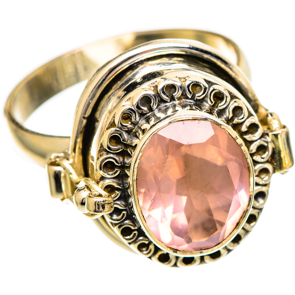 Rose Quartz Rings handcrafted by Ana Silver Co - RING109941 - Photo 2