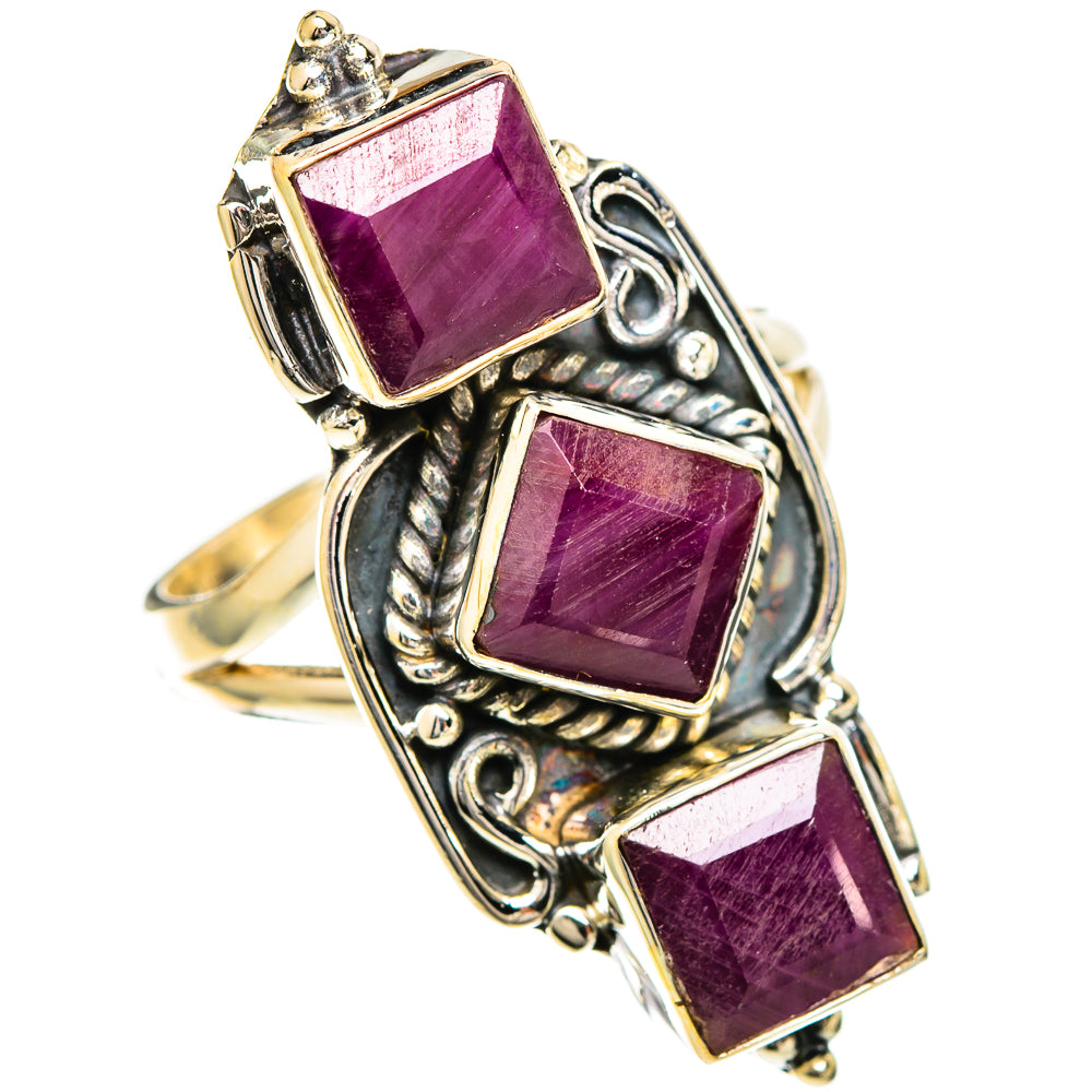 Ruby Rings handcrafted by Ana Silver Co - RING109942 - Photo 2