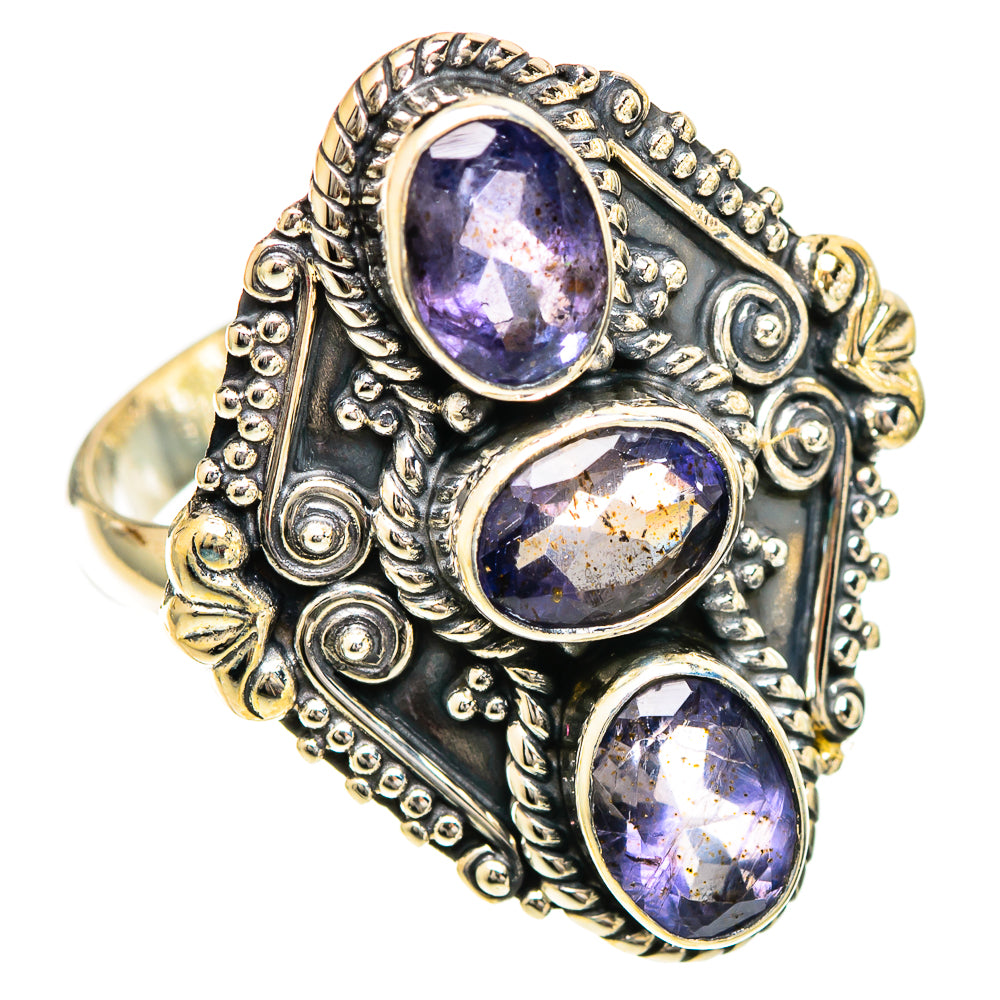Violet Spinel Rings handcrafted by Ana Silver Co - RING109944 - Photo 2