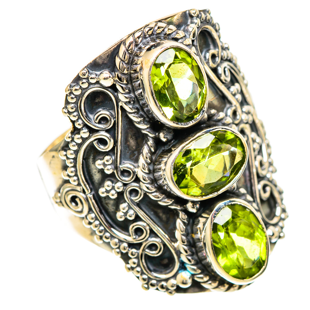 Peridot Rings handcrafted by Ana Silver Co - RING109964 - Photo 2