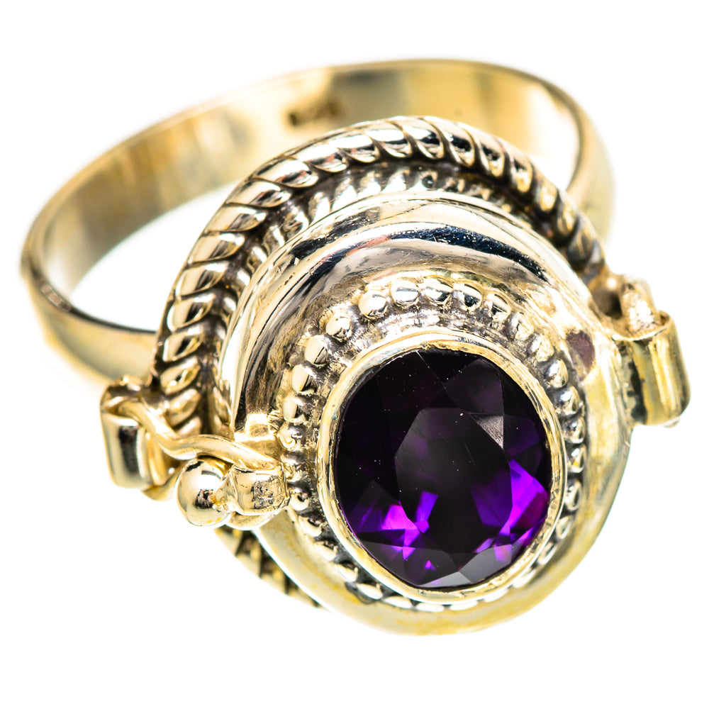 Amethyst Rings handcrafted by Ana Silver Co - RING109970 - Photo 2