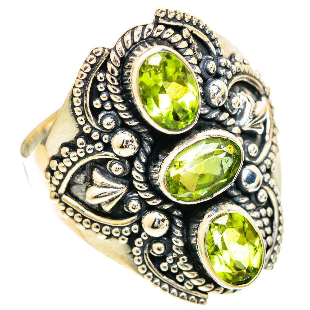 Peridot Rings handcrafted by Ana Silver Co - RING109989 - Photo 2