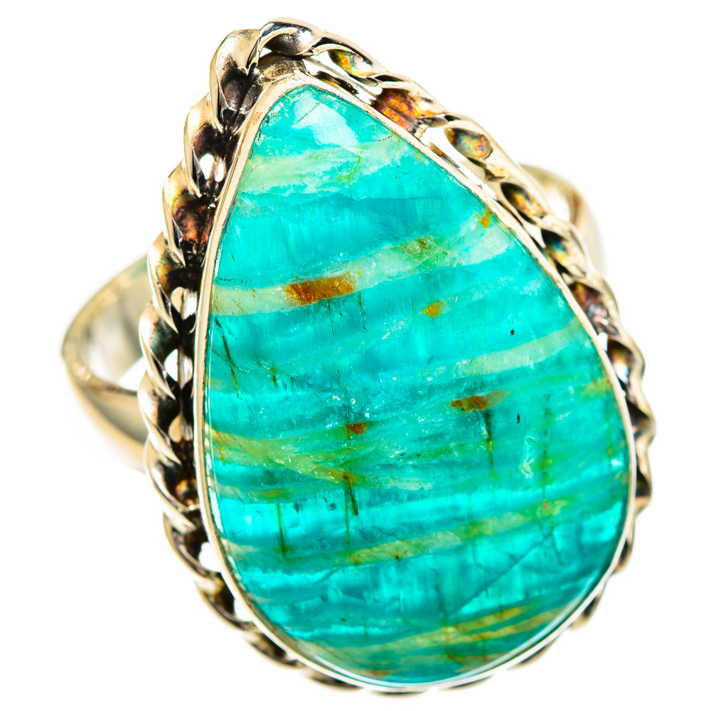 Amazonite Rings handcrafted by Ana Silver Co - RING110022 - Photo 2