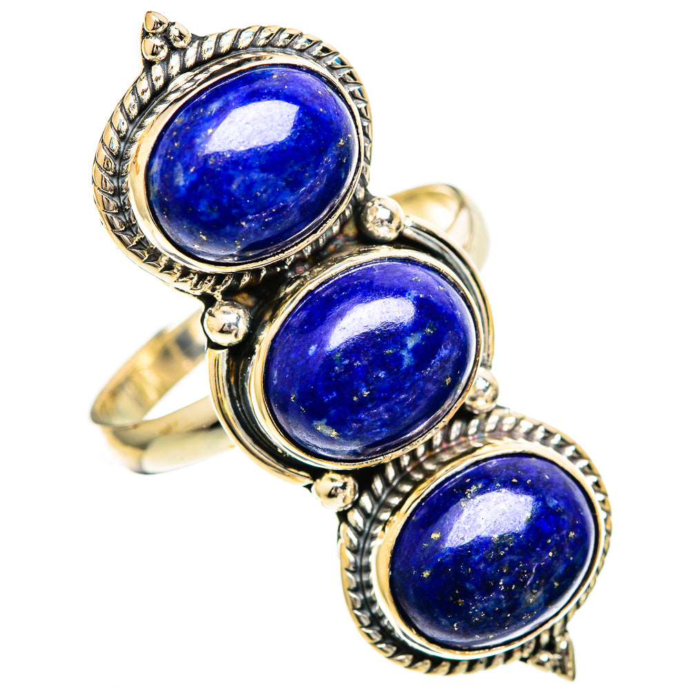Lapis Lazuli Rings handcrafted by Ana Silver Co - RING110050 - Photo 2