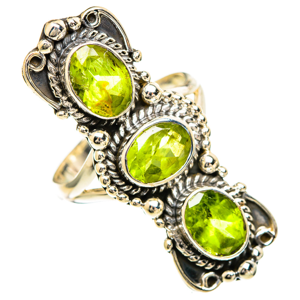 Peridot Rings handcrafted by Ana Silver Co - RING110131 - Photo 2