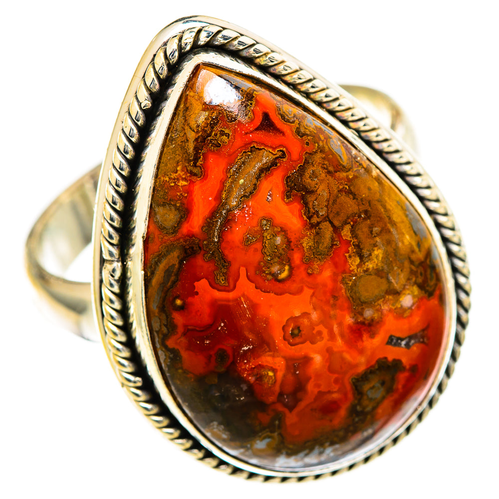 Moroccan Agate Rings handcrafted by Ana Silver Co - RING110137 - Photo 2