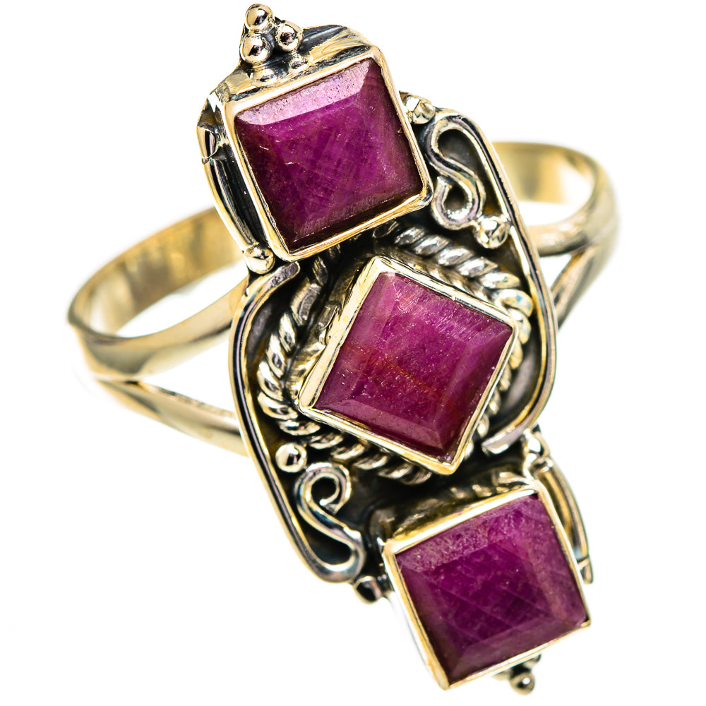 Ruby Rings handcrafted by Ana Silver Co - RING110158 - Photo 2