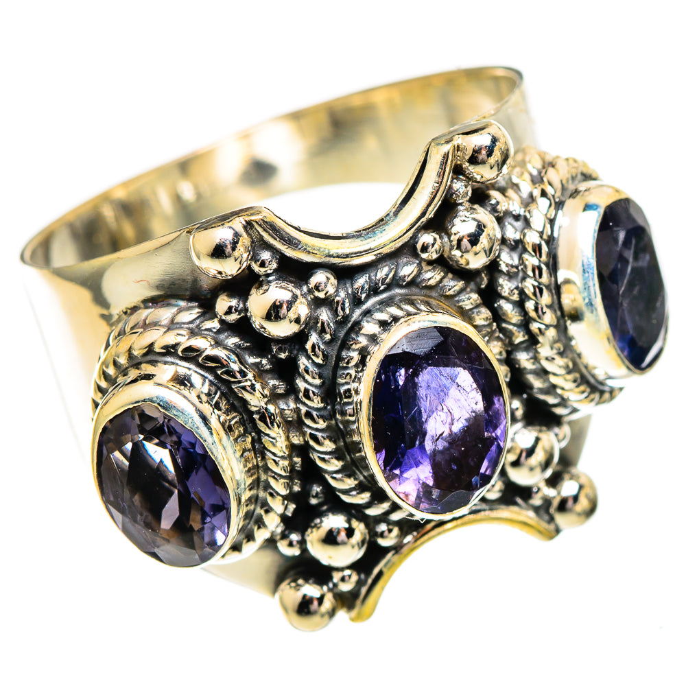 Violet Spinel Rings handcrafted by Ana Silver Co - RING110189 - Photo 2