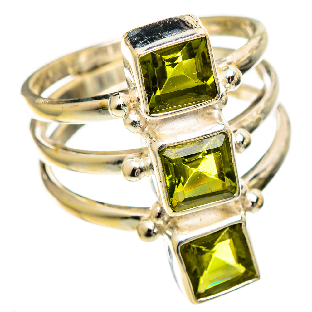 Peridot Rings handcrafted by Ana Silver Co - RING110209 - Photo 2