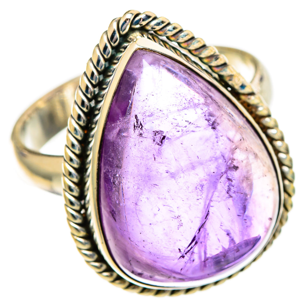 Amethyst Rings handcrafted by Ana Silver Co - RING110219 - Photo 2