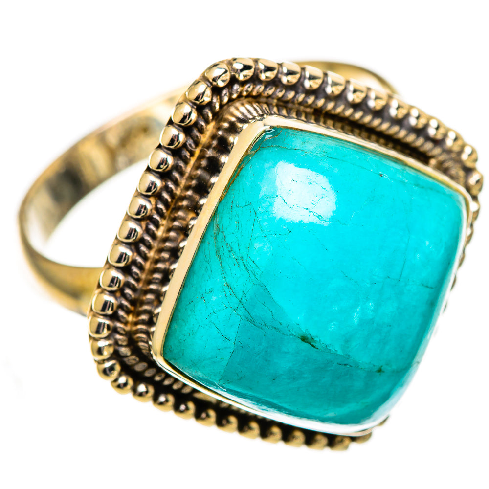 Amazonite Rings handcrafted by Ana Silver Co - RING110252 - Photo 2