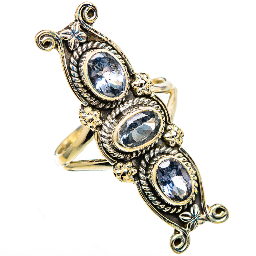 Blue Spinel Rings handcrafted by Ana Silver Co - RING110253 - Photo 2