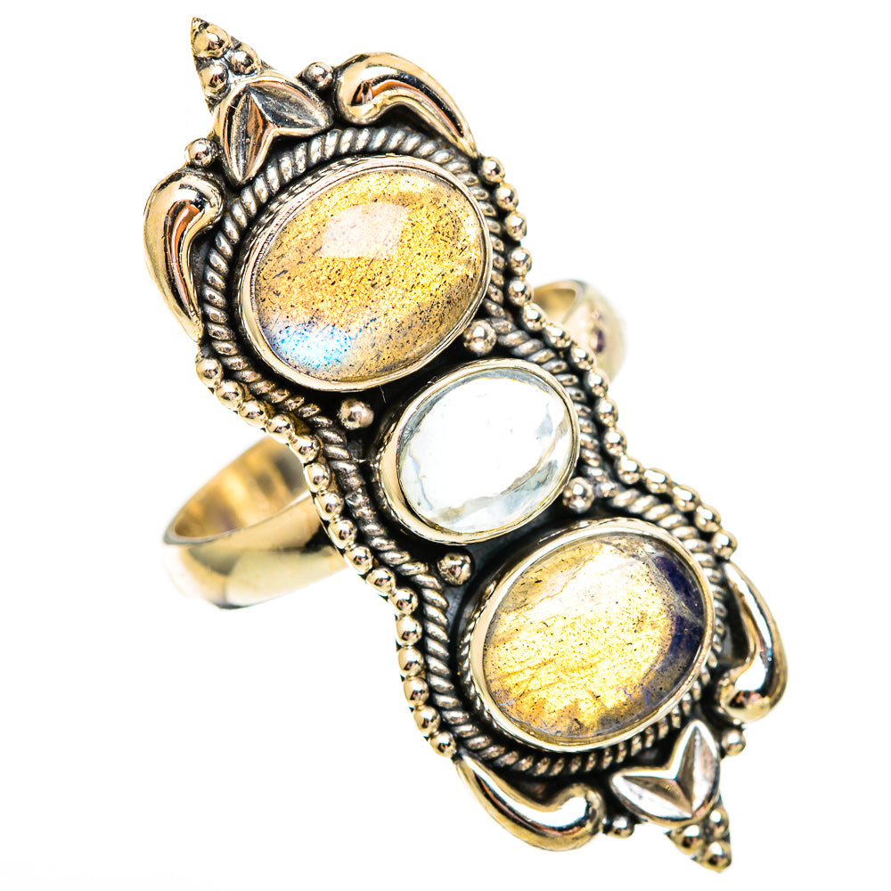 Labradorite Rings handcrafted by Ana Silver Co - RING110298 - Photo 2