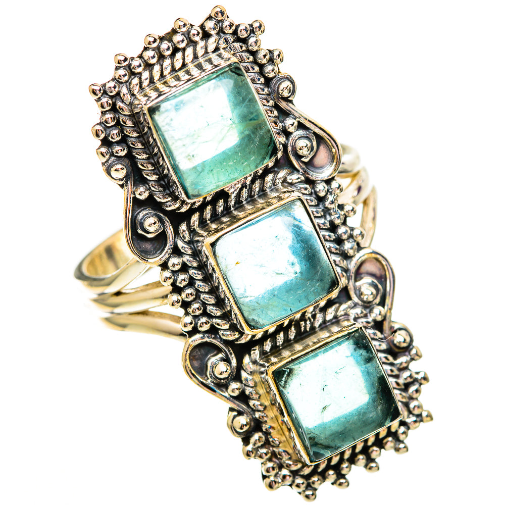 Apatite Rings handcrafted by Ana Silver Co - RING110299 - Photo 2