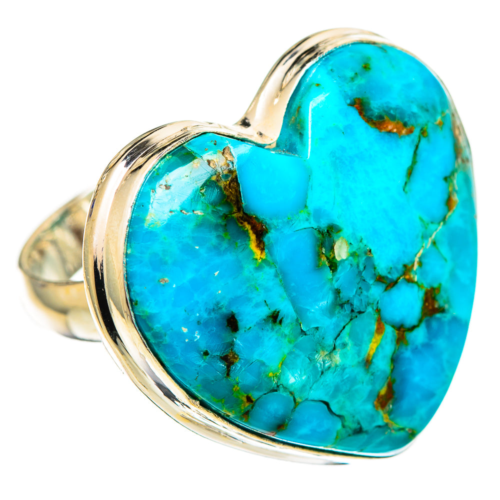 Chrysocolla Rings handcrafted by Ana Silver Co - RING110300 - Photo 2