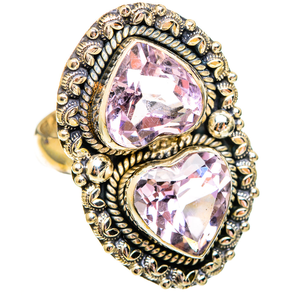 Kunzite Rings handcrafted by Ana Silver Co - RING110323 - Photo 2