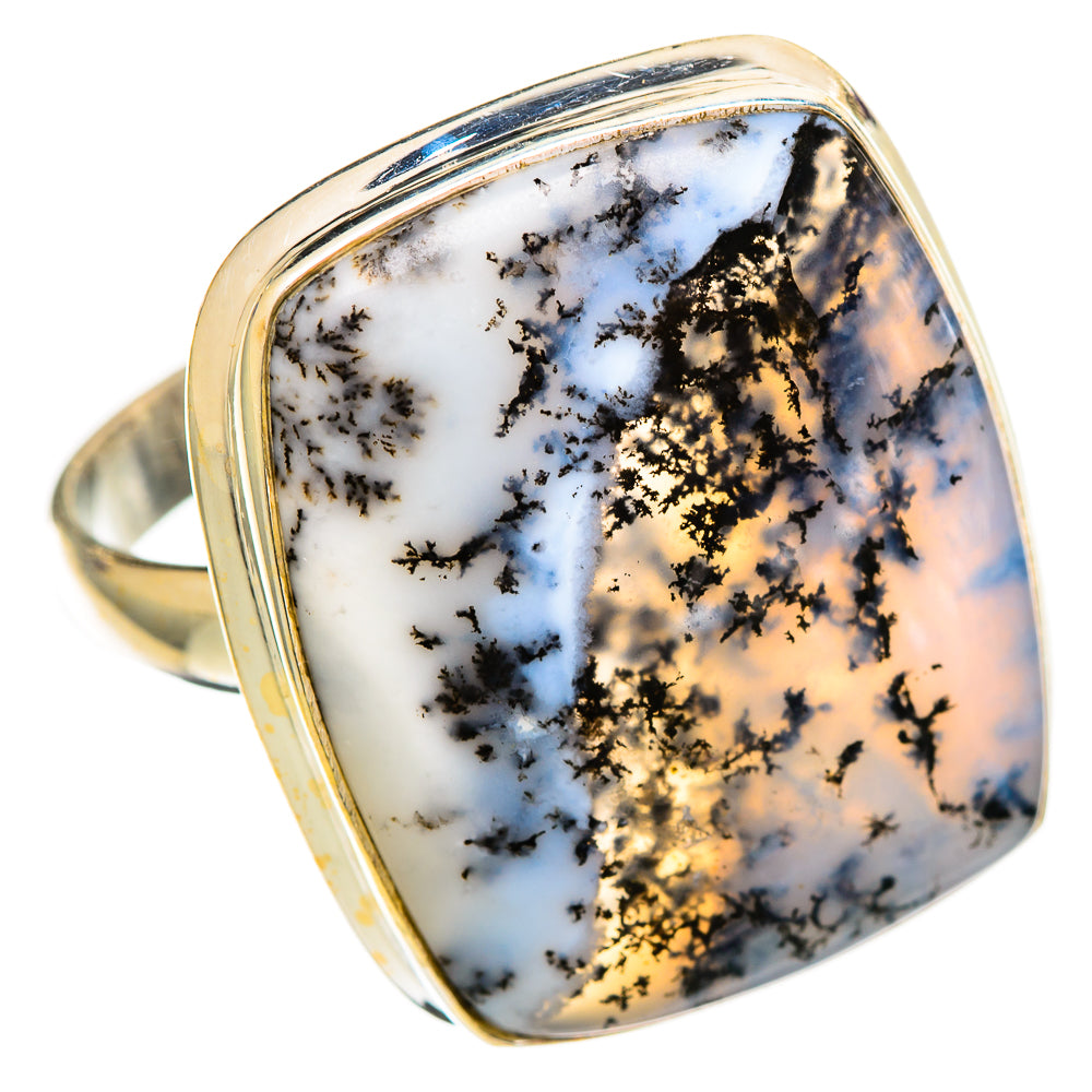 Dendritic Opal Rings handcrafted by Ana Silver Co - RING110333 - Photo 2