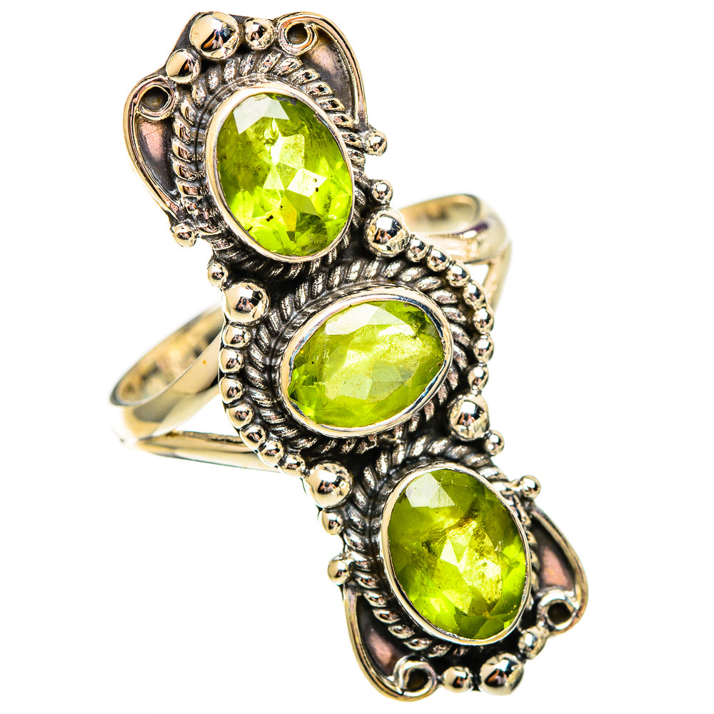 Peridot Rings handcrafted by Ana Silver Co - RING110348 - Photo 2