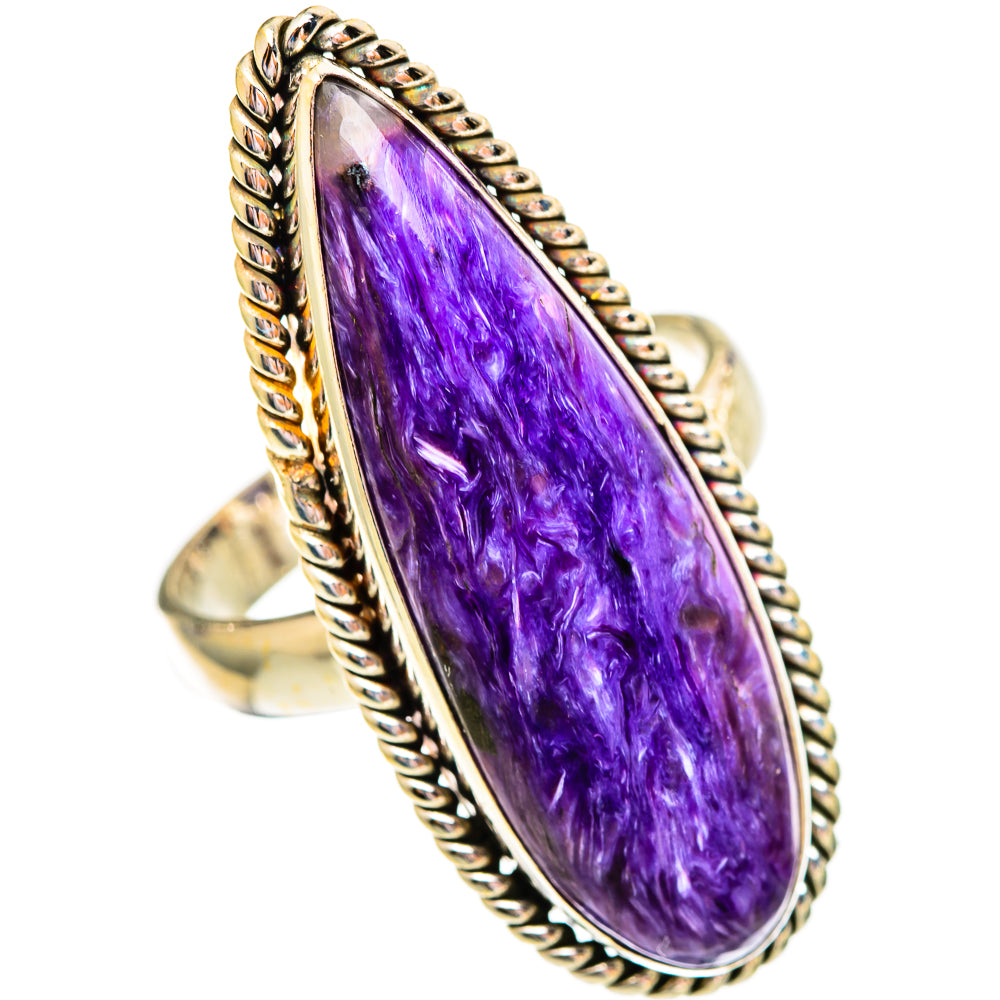 Charoite Rings handcrafted by Ana Silver Co - RING110362 - Photo 2