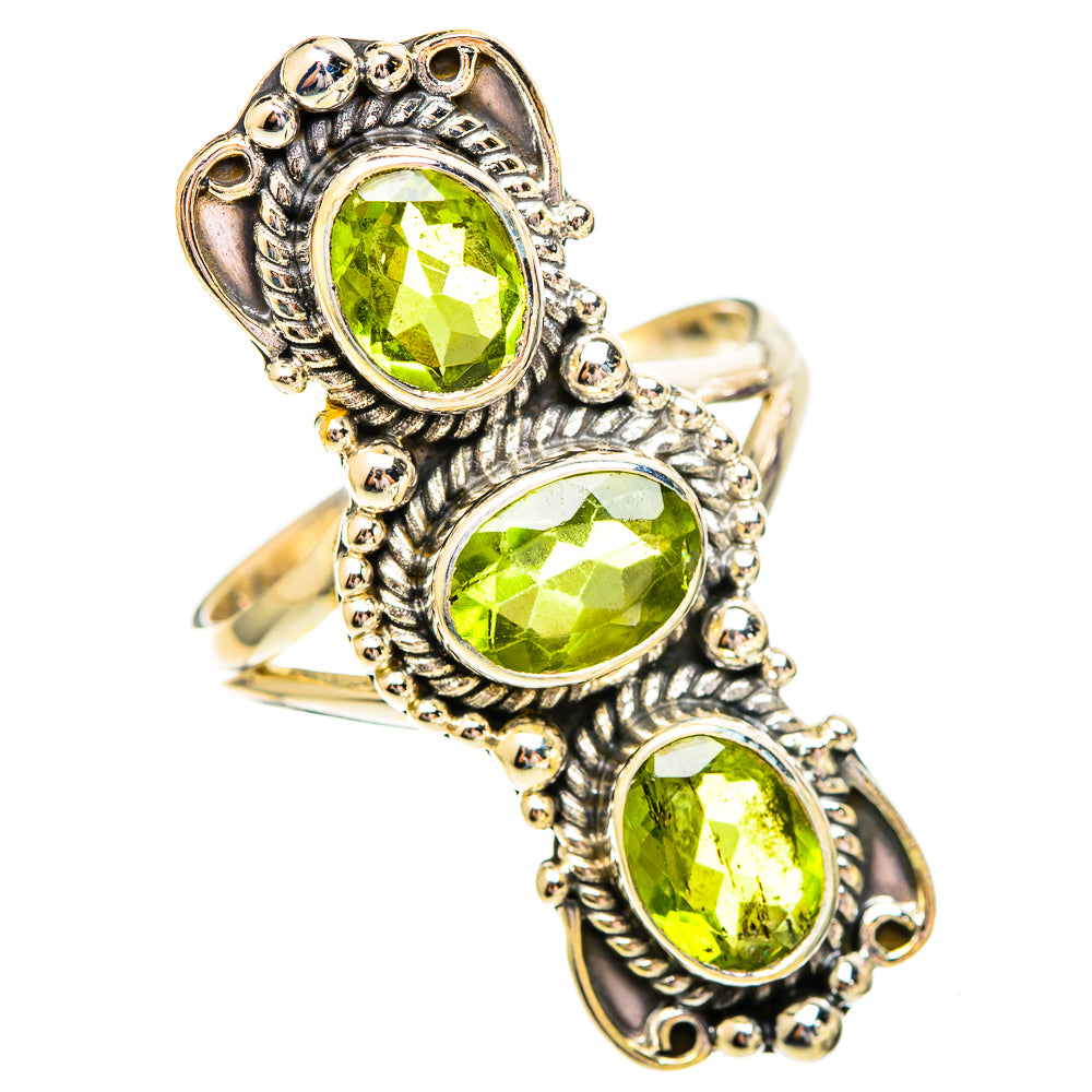 Peridot Rings handcrafted by Ana Silver Co - RING110386 - Photo 2