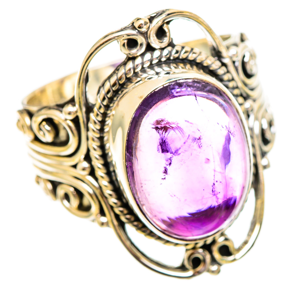 Amethyst Rings handcrafted by Ana Silver Co - RING110395 - Photo 2