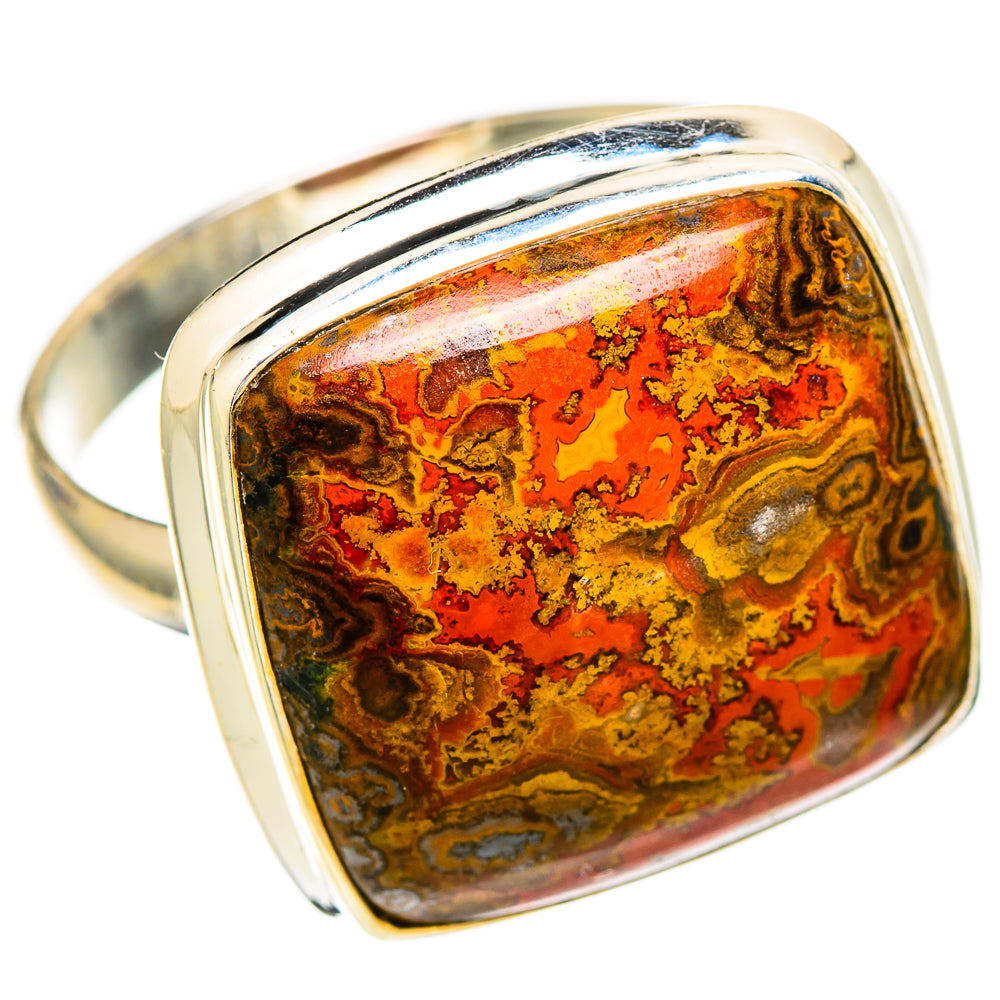 Moroccan Agate Rings handcrafted by Ana Silver Co - RING110427 - Photo 2