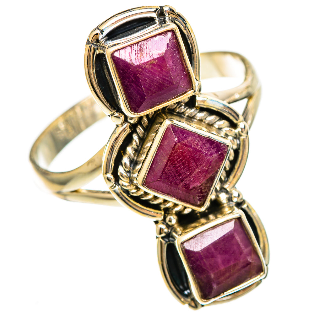 Ruby Rings handcrafted by Ana Silver Co - RING110489 - Photo 2