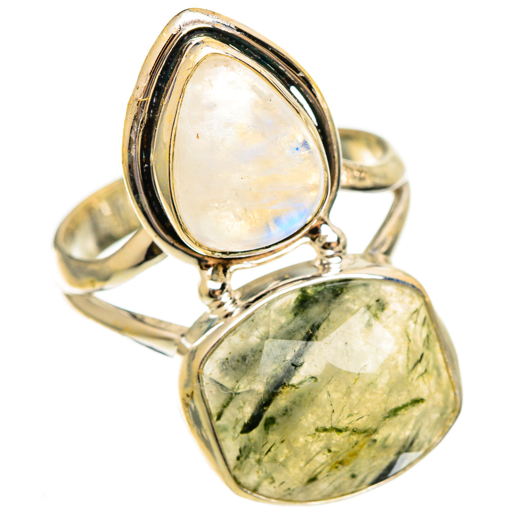 Prehnite Rings handcrafted by Ana Silver Co - RING110496 - Photo 2