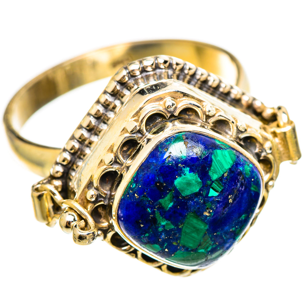 Azurite Rings handcrafted by Ana Silver Co - RING110504 - Photo 2