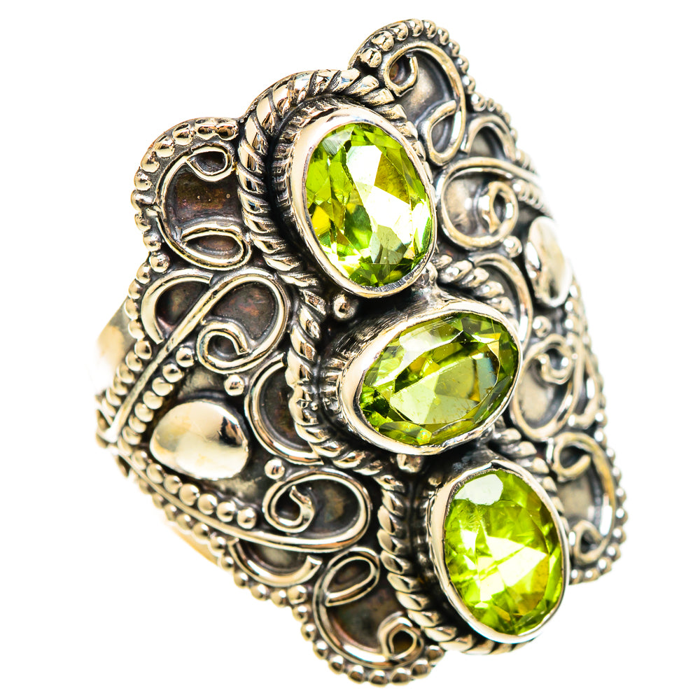 Peridot Rings handcrafted by Ana Silver Co - RING110513 - Photo 2
