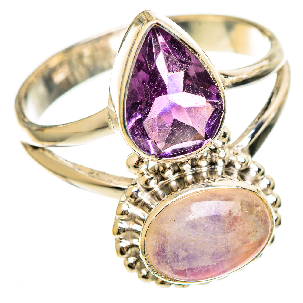 Pink Tourmaline Rings handcrafted by Ana Silver Co - RING110530 - Photo 2