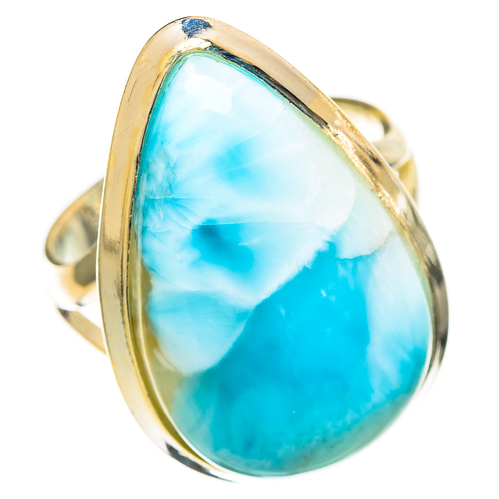 Larimar Rings handcrafted by Ana Silver Co - RING110535 - Photo 2