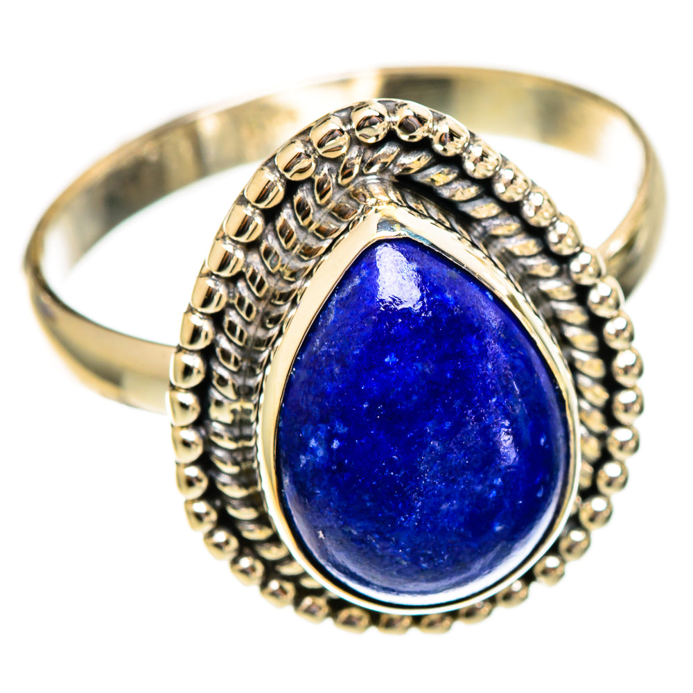 Lapis Lazuli Rings handcrafted by Ana Silver Co - RING110617 - Photo 2