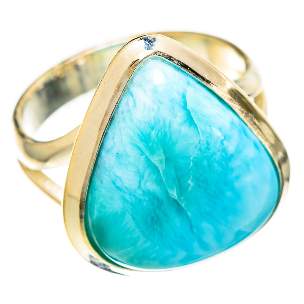 Larimar Rings handcrafted by Ana Silver Co - RING110641 - Photo 2