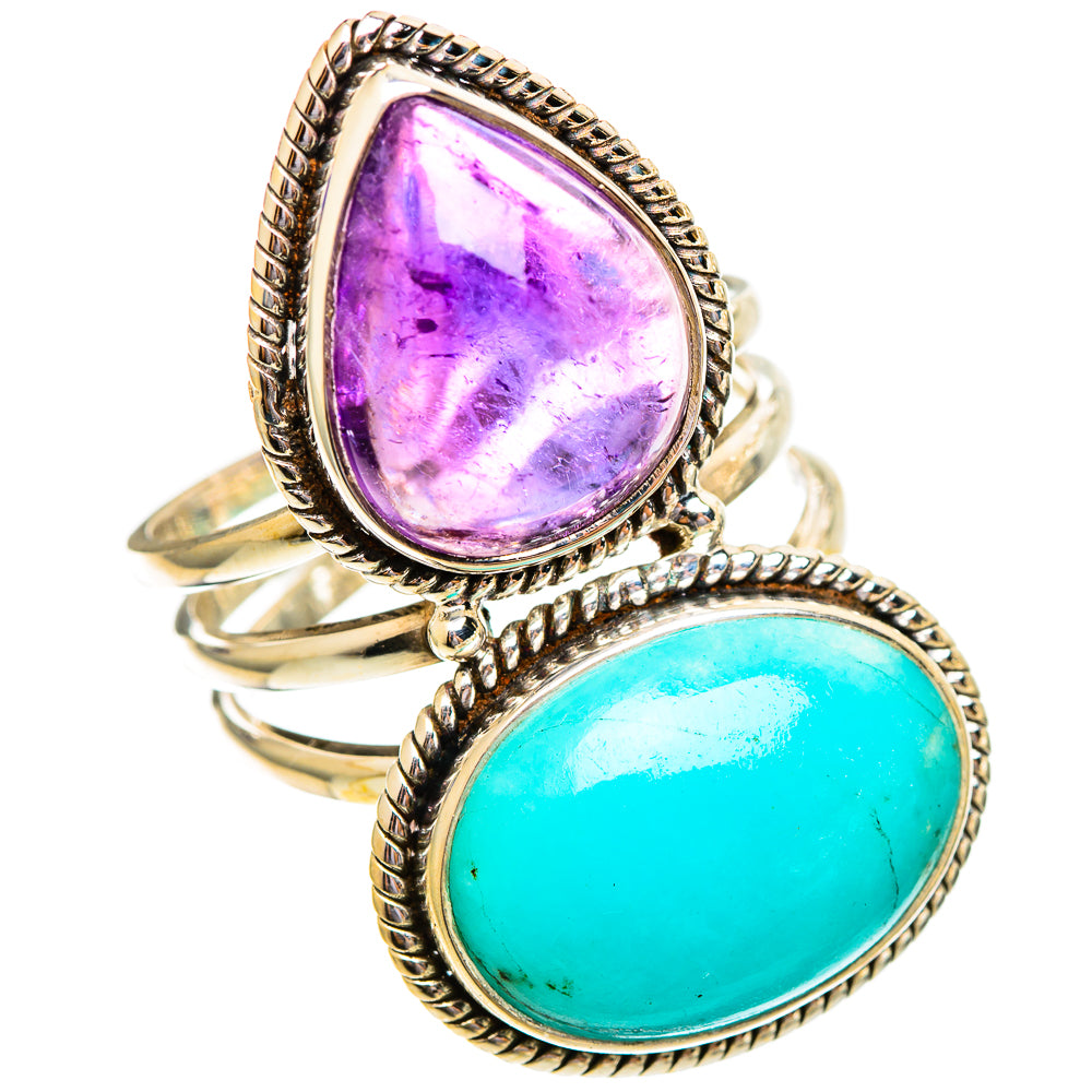 Larimar Rings handcrafted by Ana Silver Co - RING110695 - Photo 2