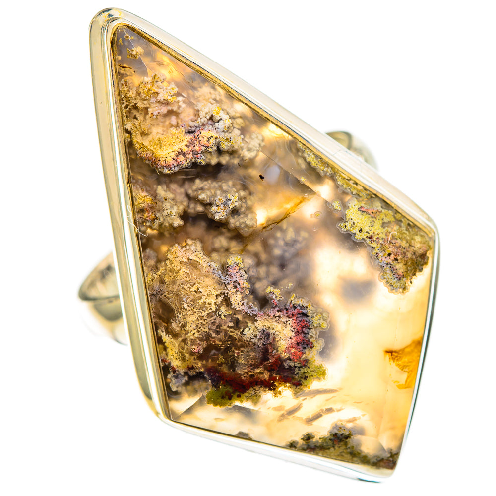 Plume Agate Rings handcrafted by Ana Silver Co - RING110714 - Photo 2