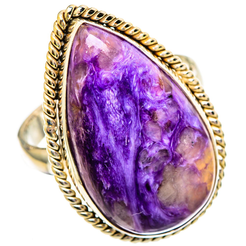 Charoite Rings handcrafted by Ana Silver Co - RING110726 - Photo 2