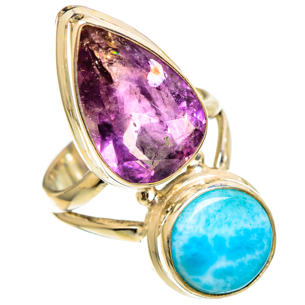 Larimar Rings handcrafted by Ana Silver Co - RING110742 - Photo 2