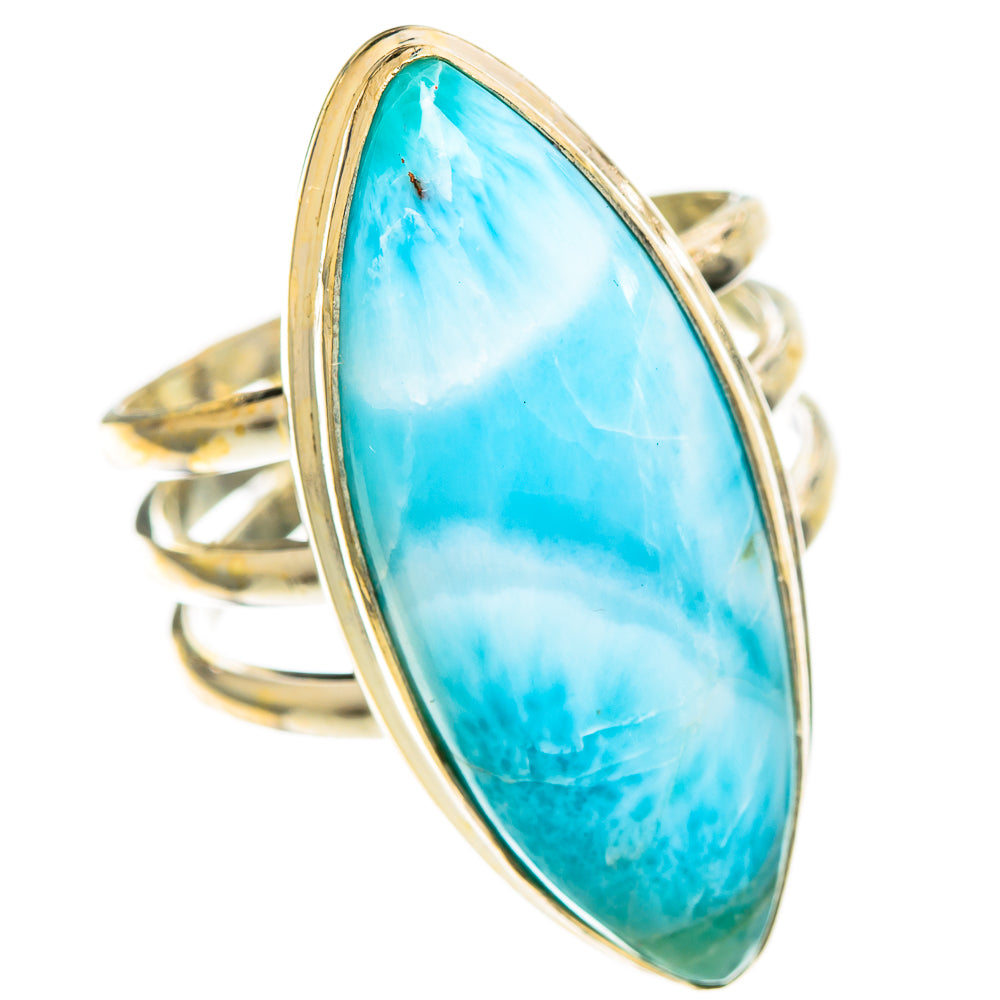 Larimar Rings handcrafted by Ana Silver Co - RING110785 - Photo 2