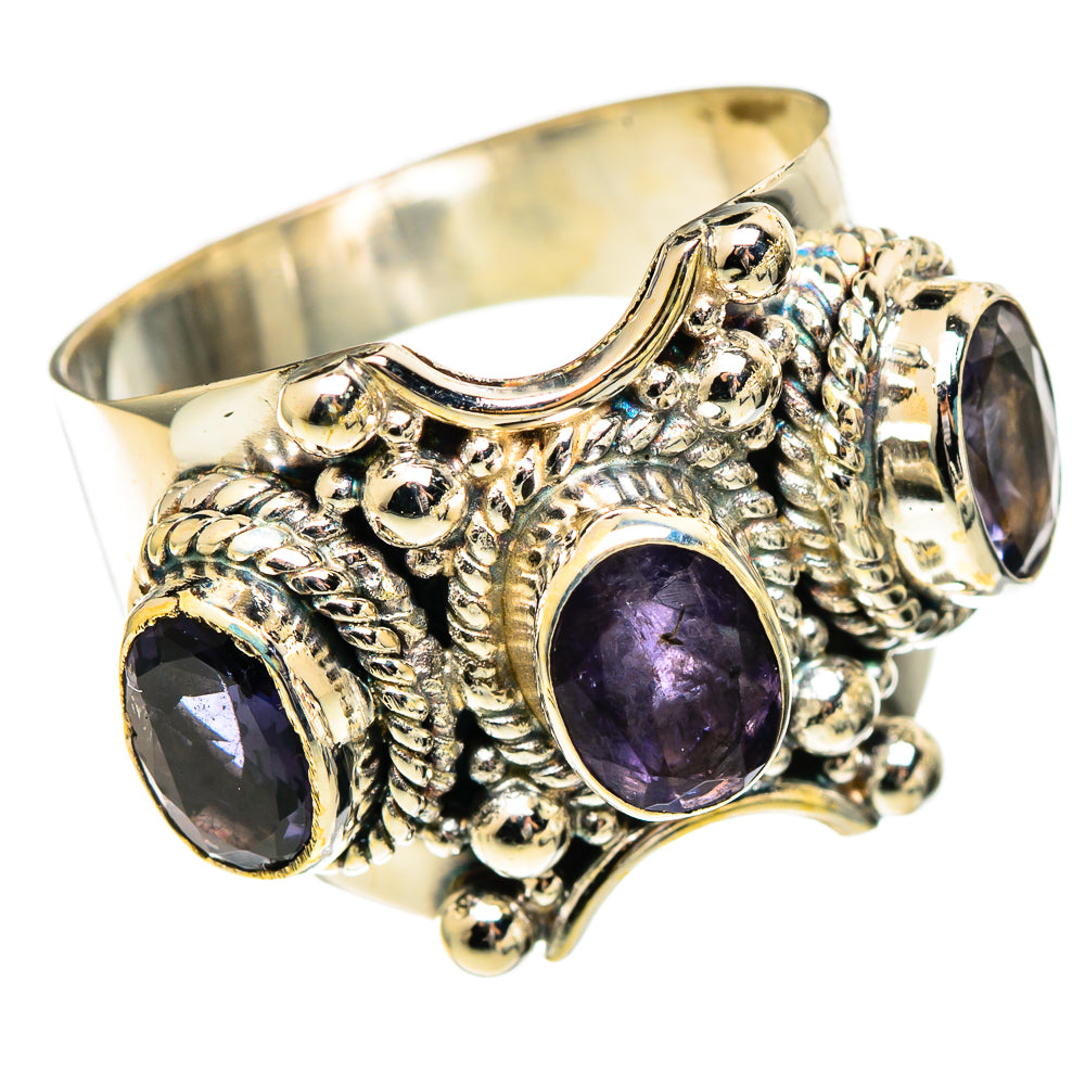 Violet Spinel Rings handcrafted by Ana Silver Co - RING110794 - Photo 2