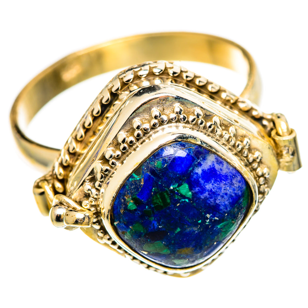 Azurite Rings handcrafted by Ana Silver Co - RING110807 - Photo 2