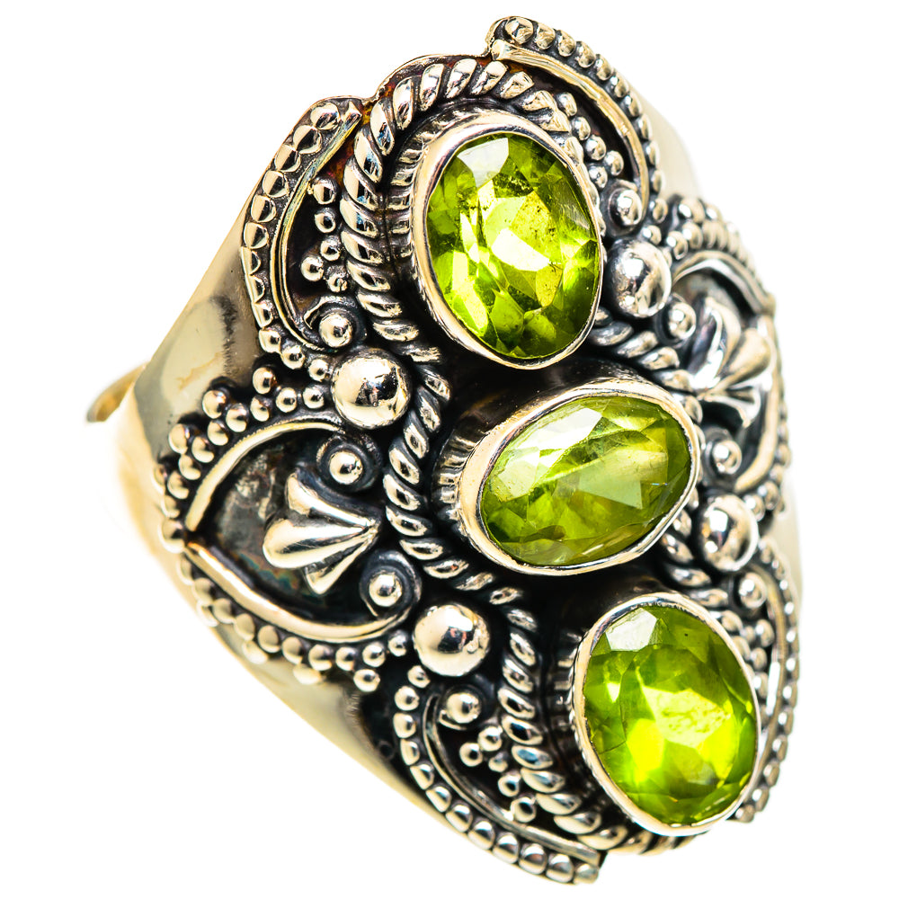 Peridot Rings handcrafted by Ana Silver Co - RING110815 - Photo 2