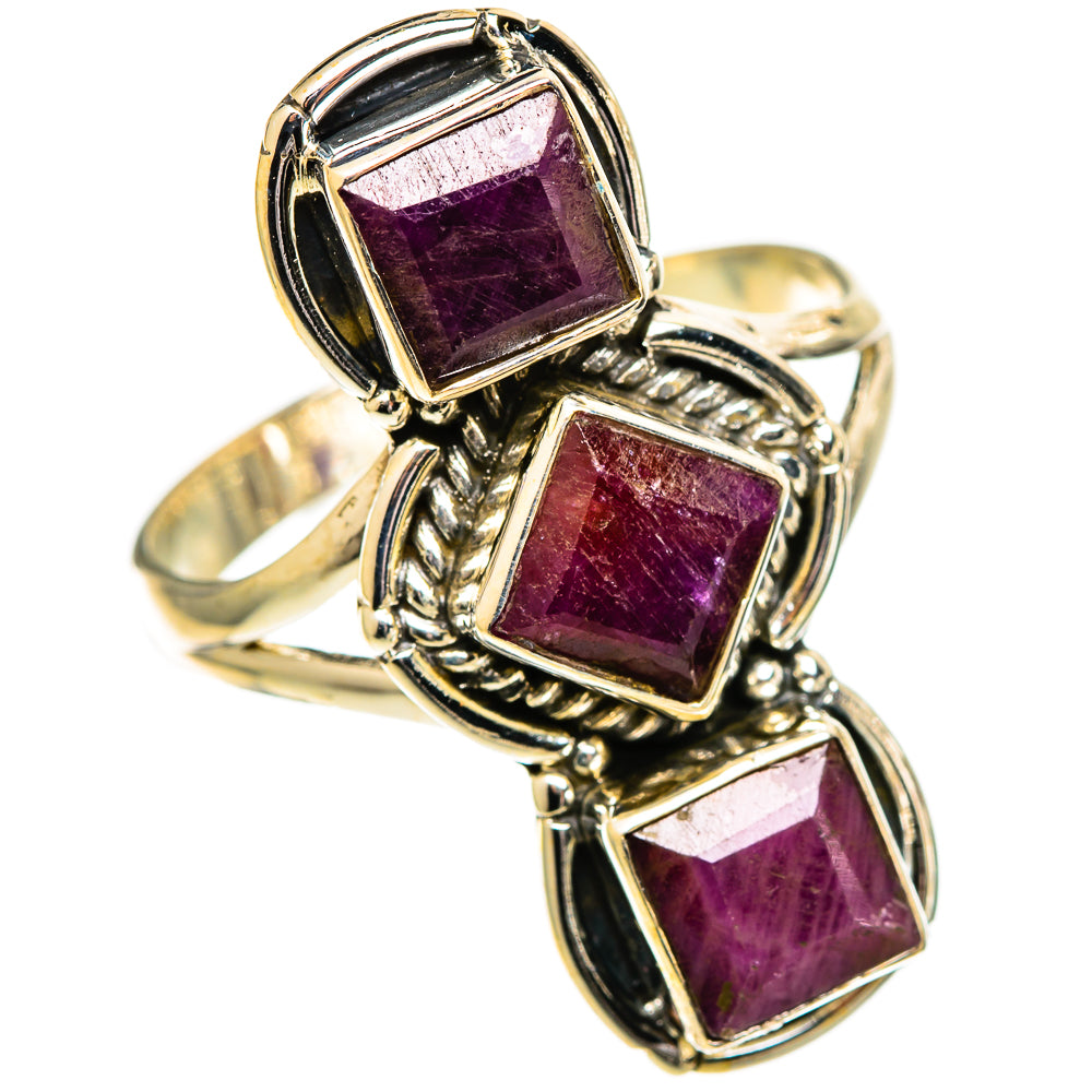 Ruby Rings handcrafted by Ana Silver Co - RING110846 - Photo 2